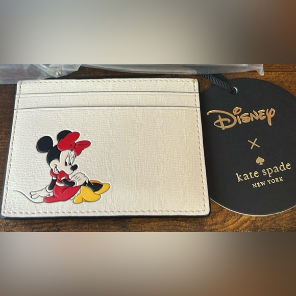 KATE SPADE X DISNEY Minnie Small Slim Card Holder - Picture 4 of 6